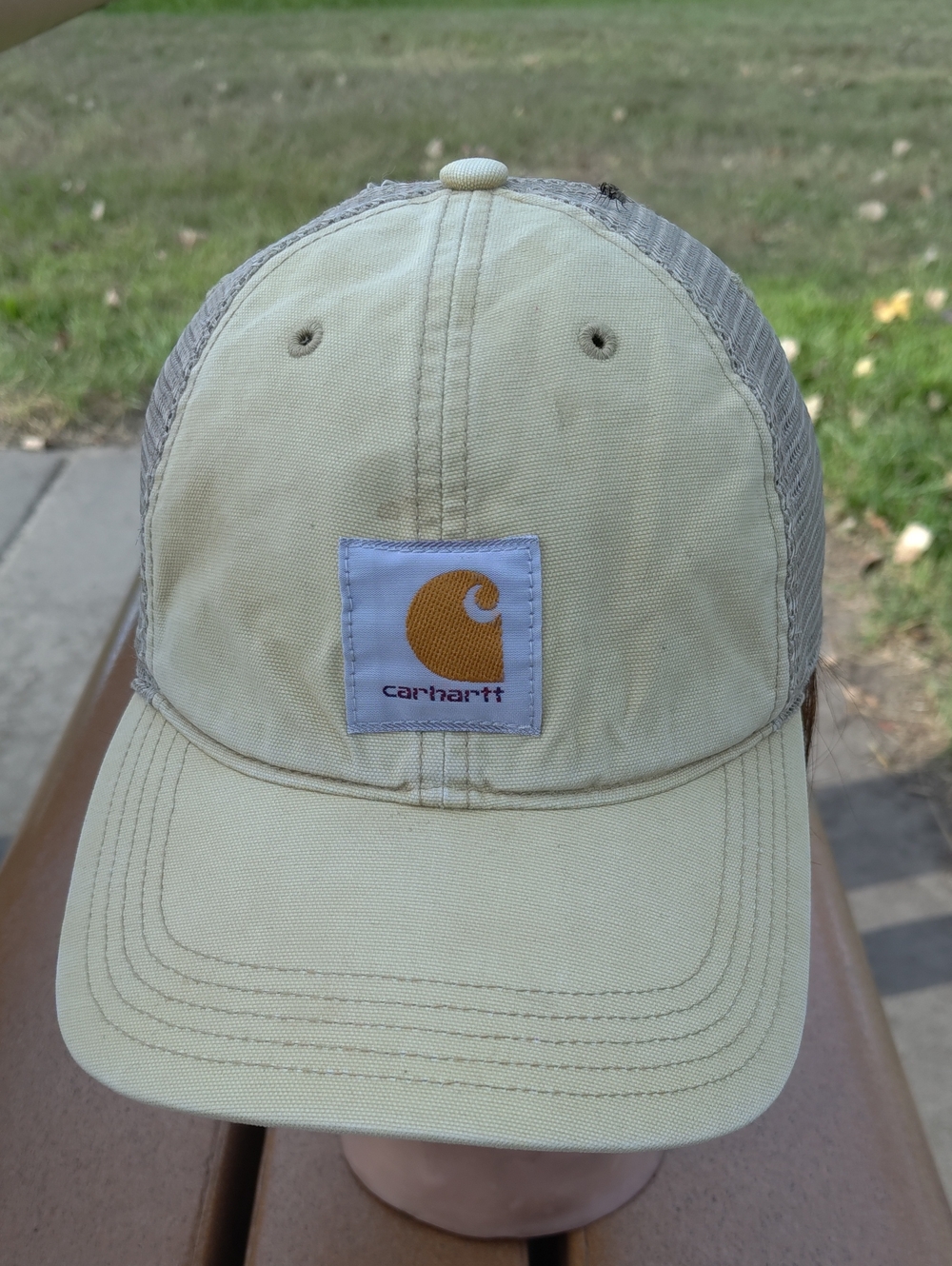 Carhartt Men's Canvas Mesh-Back Snapback Cap Hat OSFM